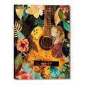 Picture of Music Guitar Collage  _GroupedProduct_Rectangle_Portrait_Canvas_