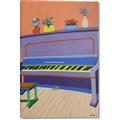 Picture of Retro Style Piano _GroupedProduct_Rectangle_Portrait_Canvas_