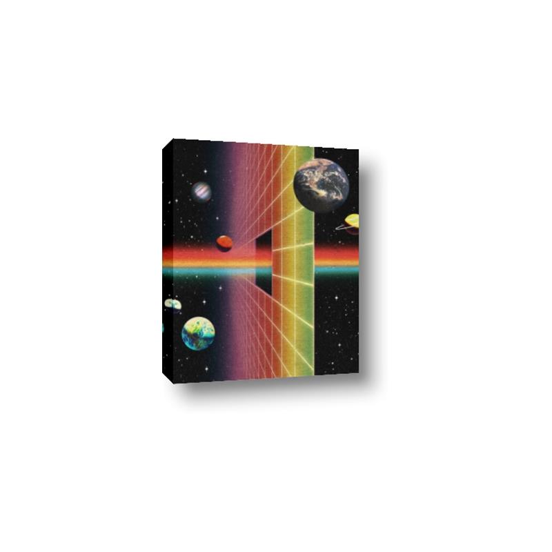 Picture of Space Rainbow Poster  _GroupedProduct_Rectangle_Portrait_Canvas_