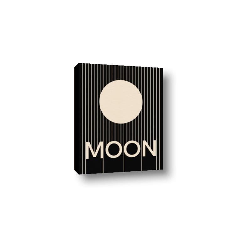 Picture of Moon Typography Poster _GroupedProduct_Rectangle_Portrait_Canvas_