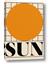 Picture of Sun Typography Poster
