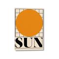 Picture of Sun Typography Poster _GroupedProduct_Rectangle_Portrait_Canvas_