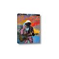 Picture of Retro Spaceman with Guitar Poster _GroupedProduct_Rectangle_Portrait_Canvas_