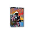Picture of Retro Spaceman with Guitar Poster _GroupedProduct_Rectangle_Portrait_Canvas_