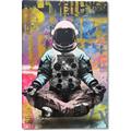 Picture of Retro Spaceman Poster _GroupedProduct_Rectangle_Portrait_Canvas_