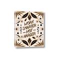 Picture of Work Smarter Not Harder Typography Poster _GroupedProduct_Rectangle_Portrait_Canvas_