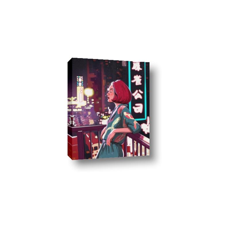 Picture of Girl in Japan _GroupedProduct_Rectangle_Portrait_Canvas_