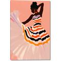 Picture of Dancer & Flourish Poster _GroupedProduct_Rectangle_Portrait_Canvas_