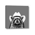 Picture of Wyatt The Cowboy Raccoon _GroupedProduct_Square_Canvas_