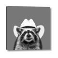 Picture of Wyatt The Cowboy Raccoon _GroupedProduct_Square_Canvas_