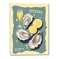 Picture of Oysters Poster _GroupedProduct_Rectangle_Portrait_Canvas_