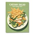 Picture of Caesar Salad Poster _GroupedProduct_Rectangle_Portrait_Canvas_