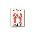 Picture of You are My Lobster Poster _GroupedProduct_Rectangle_Portrait_Canvas_