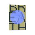 Picture of Breath Typography Poster _GroupedProduct_Rectangle_Portrait_Canvas_