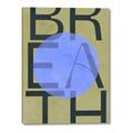 Picture of Breath Typography Poster _GroupedProduct_Rectangle_Portrait_Canvas_