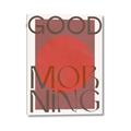 Picture of Good Morning Typography Poster _GroupedProduct_Rectangle_Portrait_Canvas_