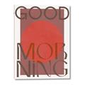 Picture of Good Morning Typography Poster _GroupedProduct_Rectangle_Portrait_Canvas_