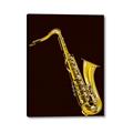 Picture of Golden Saxophone Poster _GroupedProduct_Rectangle_Portrait_Canvas_