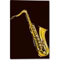 Picture of Golden Saxophone Poster _GroupedProduct_Rectangle_Portrait_Canvas_