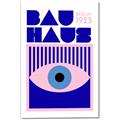 Picture of Bauhaus Eye Poster _GroupedProduct_Rectangle_Portrait_Canvas_