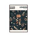 Picture of Flower Market London Poster _GroupedProduct_Rectangle_Portrait_Canvas_Framed_
