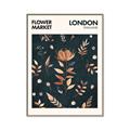 Picture of Flower Market London Poster _GroupedProduct_Rectangle_Portrait_Canvas_Framed_