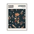 Picture of Flower Market London Poster _GroupedProduct_Rectangle_Portrait_Canvas_Framed_