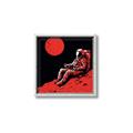 Picture of Retro Moonwalk Poster _GroupedProduct_Square_Canvas_Framed_