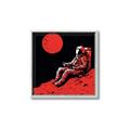 Picture of Retro Moonwalk Poster _GroupedProduct_Square_Canvas_Framed_