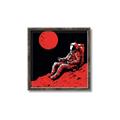 Picture of Retro Moonwalk Poster _GroupedProduct_Square_Canvas_Framed_