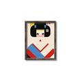 Picture of Geisha Retro Poster _GroupedProduct_Rectangle_Portrait_Canvas_Framed_