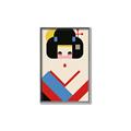 Picture of Geisha Retro Poster _GroupedProduct_Rectangle_Portrait_Canvas_Framed_
