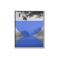 Picture of Misty Blue Horizon _GroupedProduct_Rectangle_Portrait_Canvas_Framed_