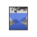 Picture of Misty Blue Horizon _GroupedProduct_Rectangle_Portrait_Canvas_Framed_