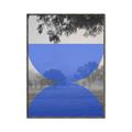 Picture of Misty Blue Horizon _GroupedProduct_Rectangle_Portrait_Canvas_Framed_