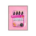 Picture of Sardines Tin Can Pink _GroupedProduct_Rectangle_Portrait_Canvas_Framed_