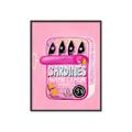 Picture of Sardines Tin Can Pink _GroupedProduct_Rectangle_Portrait_Canvas_Framed_