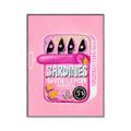 Picture of Sardines Tin Can Pink _GroupedProduct_Rectangle_Portrait_Canvas_Framed_