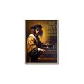 Picture of Old Vinyl Sounds Better Typography Poster _GroupedProduct_Rectangle_Portrait_Canvas_Framed_
