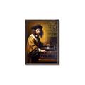 Picture of Old Vinyl Sounds Better Typography Poster _GroupedProduct_Rectangle_Portrait_Canvas_Framed_