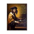 Picture of Old Vinyl Sounds Better Typography Poster _GroupedProduct_Rectangle_Portrait_Canvas_Framed_