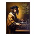 Picture of Old Vinyl Sounds Better Typography Poster _GroupedProduct_Rectangle_Portrait_Canvas_Framed_