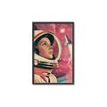 Picture of Astronaut in Space _GroupedProduct_Rectangle_Portrait_Canvas_Framed_