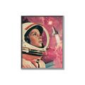 Picture of Astronaut in Space _GroupedProduct_Rectangle_Portrait_Canvas_Framed_
