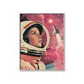 Picture of Astronaut in Space _GroupedProduct_Rectangle_Portrait_Canvas_Framed_