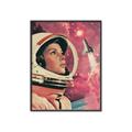 Picture of Astronaut in Space _GroupedProduct_Rectangle_Portrait_Canvas_Framed_