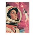 Picture of Astronaut in Space _GroupedProduct_Rectangle_Portrait_Canvas_Framed_
