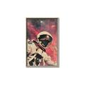 Picture of Astronaut in  Space _GroupedProduct_Rectangle_Portrait_Canvas_Framed_