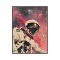 Picture of Astronaut in  Space _GroupedProduct_Rectangle_Portrait_Canvas_Framed_