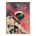 Picture of Astronaut in  Space _GroupedProduct_Rectangle_Portrait_Canvas_Framed_